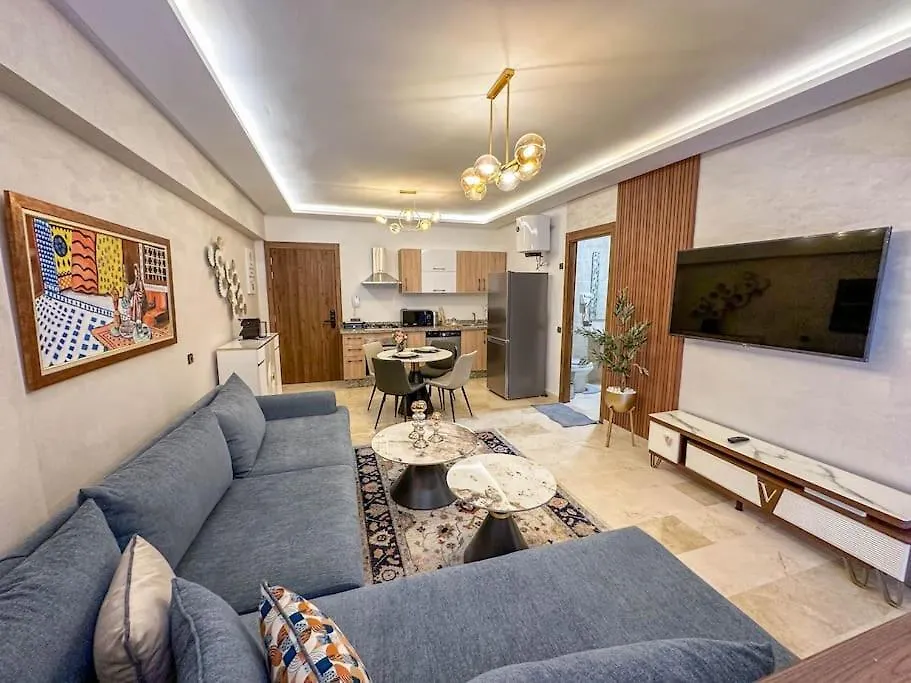 아파트 Bel Appartement De Luxe 마라케시